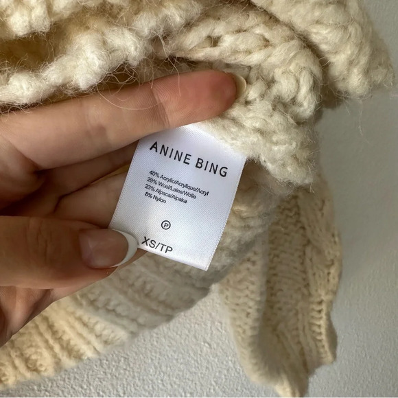 ANINE BING Cable Knit Sweater - Picture 4 of 5